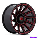 ホイール 4本セット XDシリーズXD867スペクターホイール20x10(-18、8x165.1、125.1)4のブラックリムセット XD Series XD8...