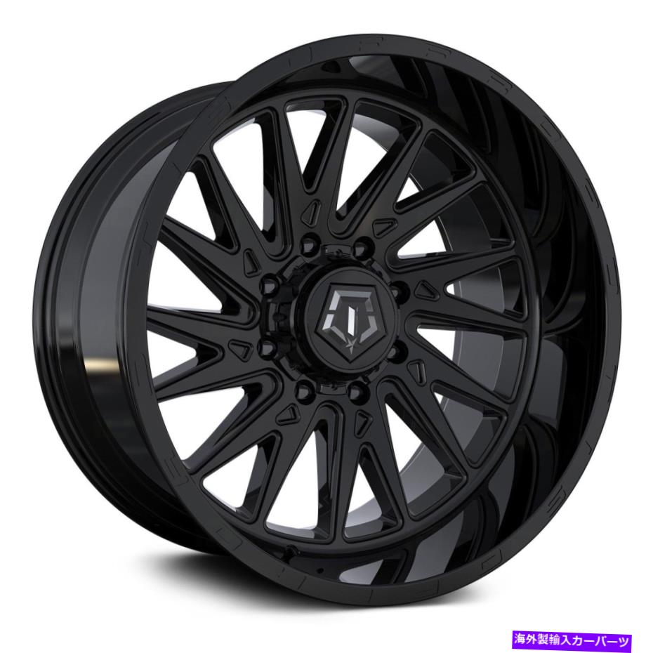 ホイール　4本セット TIS 547Bホイール22x10（-19、6x135、87.1）4のブラックリムセット TIS 547B Wheels 22x10 (-19, 6x135, 87.1) Black Rims Set of 4(2)