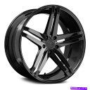 ホイール 4本セット Verde V39視差ホイール22x10.5(30、5x112、66.6)4のブラックリムセット Verde V39 PARALLAX W...