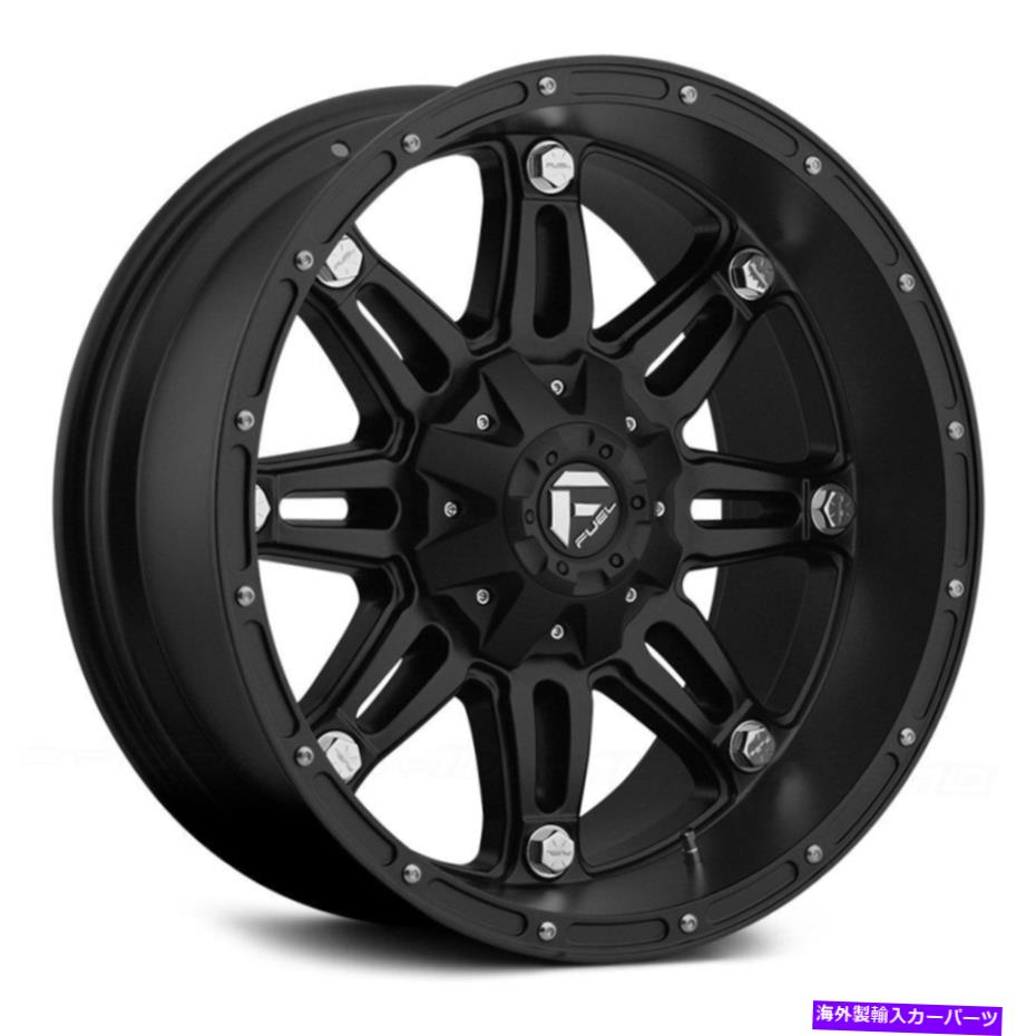 ホイール　4本セット 燃料D531人質1PCホイール20x9（1、5x114.3、78.1）4のブラックリムセット Fuel D531 HOSTAGE 1PC Wheels 20x9 (1, 5x114.3, 78.1) Black Rims Set of 4