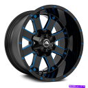 ホイール 4本セット American Off-Road A108ホイール20x10(-24、8x170、125.2)4のブラックリムセット American Off-Road A108 Wheels 20x10 (-24, 8x170, 125.2) Black Rims Set of 4(2)