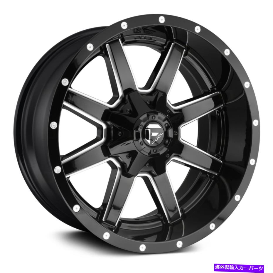 ۥ롡4ܥå ǳD610ޡ٥å1PCۥ20x10-185x150110.14Υ֥åॻå Fuel D610 MAVERICK 1PC Wheels 20x10 (-18, 5x150, 110.1) Black Rims Set of 4