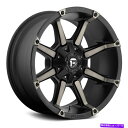 ホイール 4本セット 燃料D556カプラー1PCホイール20x9(1、5x139.7、110.1)4のブラックリムセット Fuel D556 COUPLER 1...