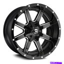ホイール 4本セット 燃料D610マーベリック1PCホイール20x9(1、5x127、78.1)4のブラックリムセット Fuel D610 MAVERICK 1...