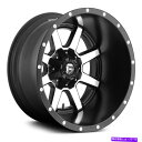 ホイール 4本セット 燃料D537マーベリックディープリップホイール20x10(-18、8x170、125.1)4のブラックリムセット Fuel D537 MA...
