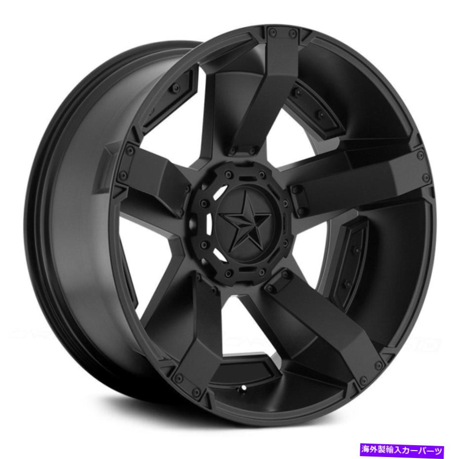 ホイール　4本セット XDシリーズXD811ロックスター2ホイール20x9（0、6x139.7、106.1）4のブラックリムセット XD Series XD811 ROCKSTAR 2 Wheels 20x9 (0, 6x139.7, 106.1) Black Rims Set of 4