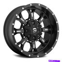 ホイール 4本セット Fuel D517 Krank 1PCホイール20x9(1、8x165.1、125.1)4のブラックリムセット Fuel D517 KRA...
