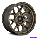 ホイール 4本セット Fuel D671 Tech 1PCホイール20x10(-18、6x139.7、106.1)4のブロンズリムセット Fuel D671 T...