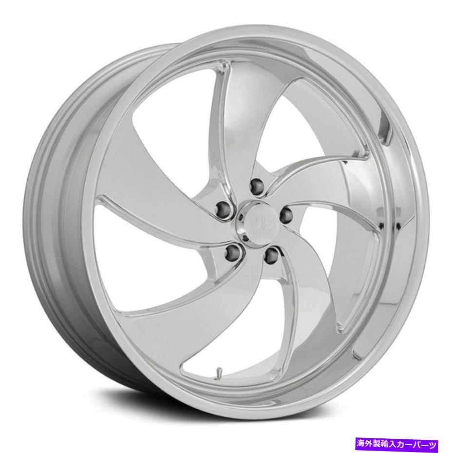 ホイール　4本セット U.S. Mags U132 Desperado 5 1PCホイール20x8（1、5x120.65）Chrome Rimsセット4 U.S. Mags U132 DESPERADO 5 1PC Wheels 20x8 (1, 5x120.65) Chrome Rims Set of 4