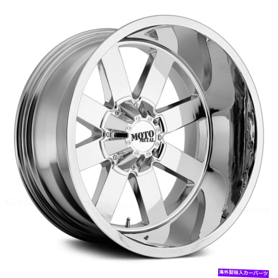 ホイール　4本セット Moto Metal Mo962ホイール20x10（-24、8x170、125.1）4のChrome Rimsセット Moto Metal MO962 Wheels 20x10 (-24, 8x170, 125.1) Chrome Rims Set of 4