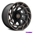 ホイール 4本セット XDシリーズXD860オンスロートホイール20x10(-18、8x165.1、125.1)4のブラックリムセット XD Series XD860 ONSLAUGHT Wheels 20x10 (-18, 8x165.1, 125.1) Black Rims Set of 4(2)