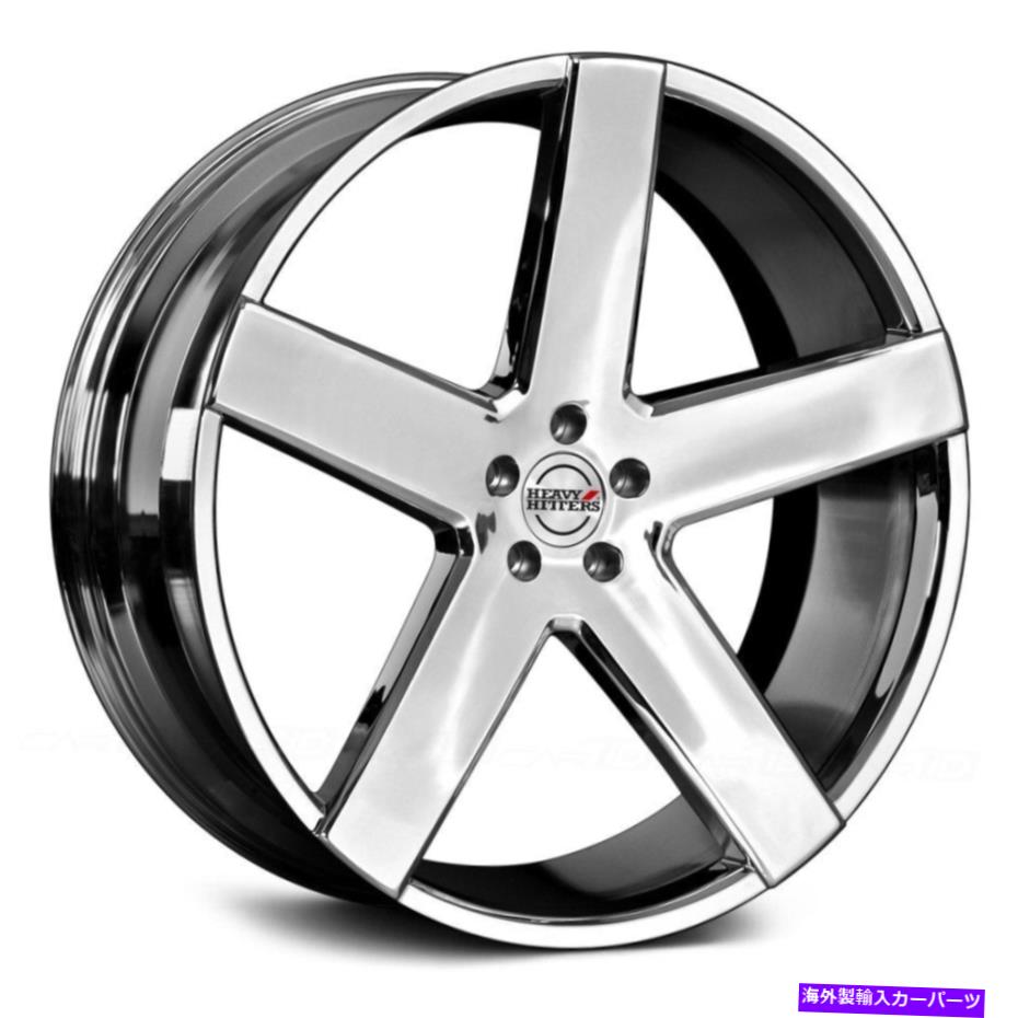 ۥ롡4ܥå ǼHH15ۥ22x9.5155x114.378.14Υॻå Heavy Hitters HH15 Wheels 22x9.5 (15, 5x114.3, 78.1) Chrome Rims Set of 4