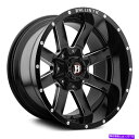 ホイール　4本セット 弾道オフロード959レイジホイール24x12（-50、8x170、125.2）4のブラックリムセット Ballistic Off-Road 959 RAGE Wheels 24x12 (-50, 8x170, 125.2) Black Rims Set of 4