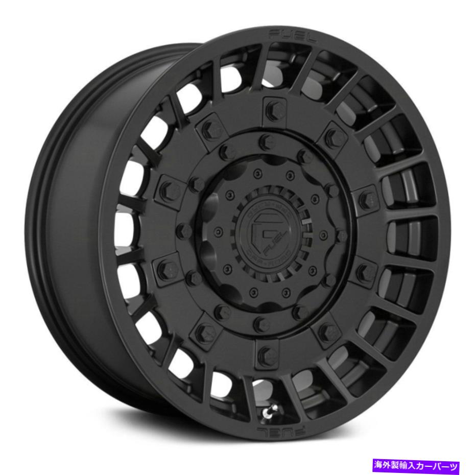 ホイール　4本セット 燃料D723民兵1PCホイール20x9（1、5x150、110.1）4のブラックリムセット Fuel D723 MILITIA 1PC Wheels 20x9 (1, 5x150, 110.1) Black Rims Set of 4