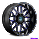 ホイール 4本セット XDシリーズXD820グレネードホイール20x9(0、6x139.7、106.1)4のブラックリムセット XD Series XD820 ...