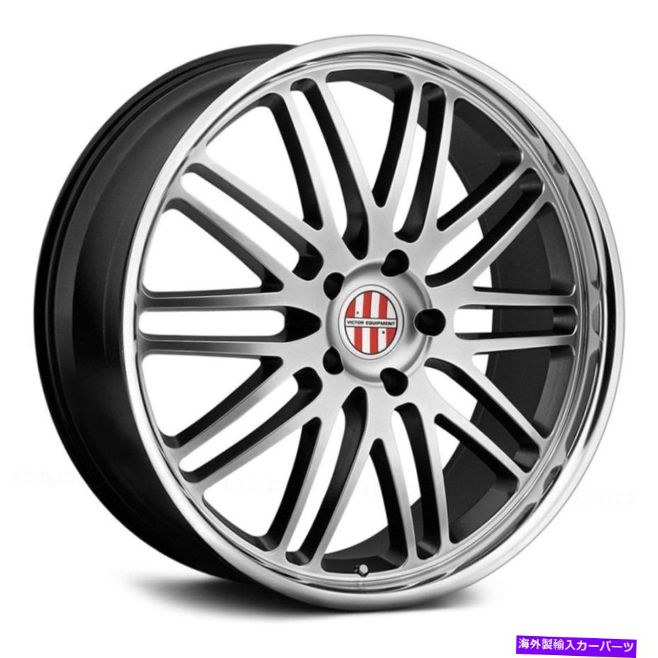 ホイール　4本セット Victor Lemans Wheels20x10（50、5x130、71.5）4のシルバーリムセット Victor LEMANS Wheels 20x10 (50, 5x130, 71.5) Silver Rims Set of 4