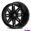 ホイール　4本セット 燃料D531人質ディープリップホイール18x12（-44、8x165.1）4のブラックリムセット Fuel D531 HOSTAGE DEEP LIP Wheels 18x12 (-44, 8x165.1) Black Rims Set of 4