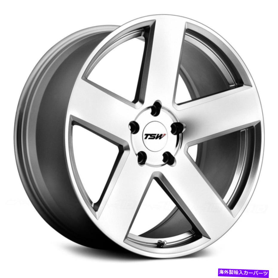 ホイール　4本セット TSWブリストルホイール22x10.5（35、5x130、84.1）4のシルバーリムセット TSW BRISTOL Wheels 22x10.5 (35, 5x130, 84.1) Silver Rims Set of 4