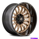 ホイール 4本セット 燃料D797アーク1PCホイール22x12(-44、8x180、124.2)4のブロンズリムセット Fuel D797 ARC 1PC Wheels 22x12 (-44, 8x180, 124.2) Bronze Rims Set of 4(2)