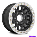 ホイール 4本セット KMC KM234グレネードデザートホイール17x8.5(0、6x165.1、108)4のブラックリムセット KMC KM234 GREN...