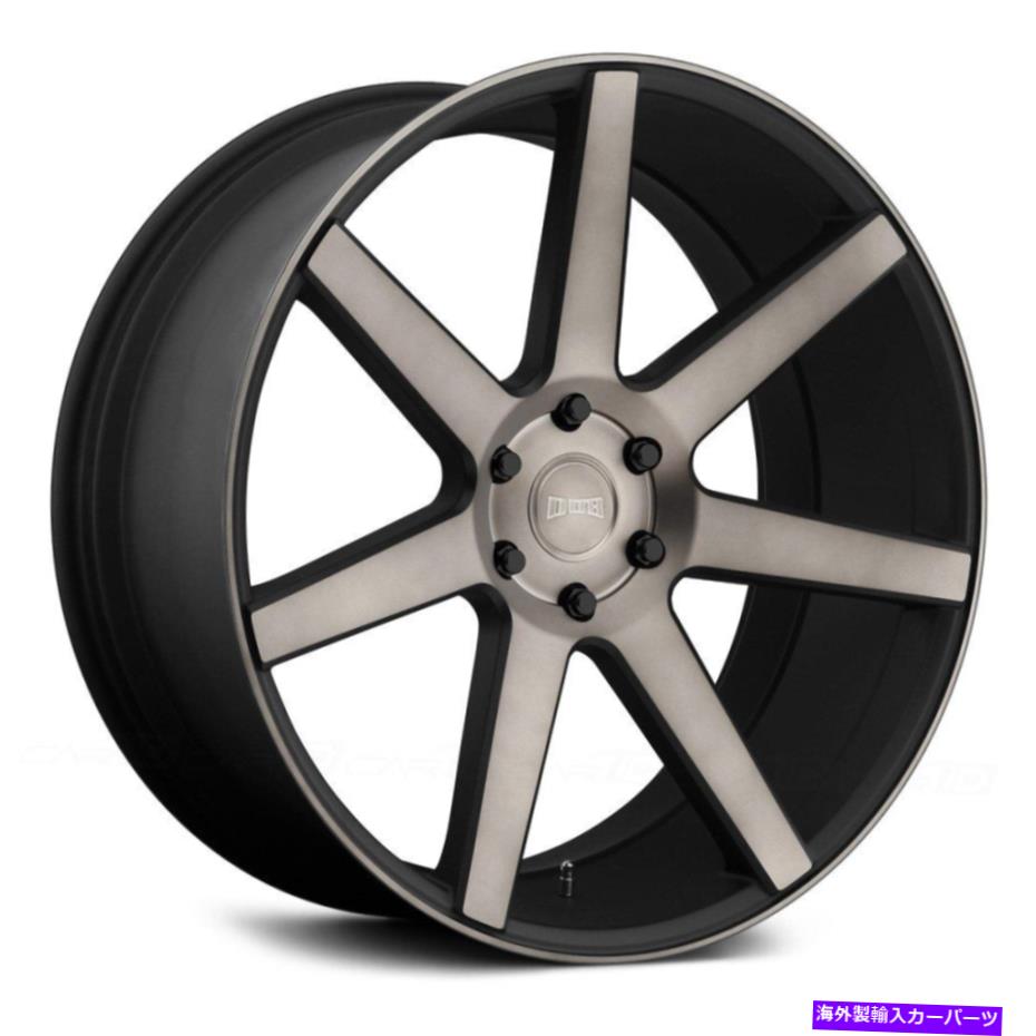 ホイール　4本セット Dub S127 FutureWheels24x10（20、6x139.7、106.1）4のブラックリムセット Dub S127 FUTURE Wheels 24x10 (20, 6x139.7, 106.1) Black Rims Set of 4