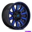 ホイール 4本セット Fuel D646 Hardline 1PCホイール20x10(-18、8x170、125.1)4のブラックリムセット Fuel D646...