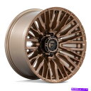 ホイール 4本セット Fuel D850 Rebar 8 1PCホイール20x10(-18、8x180、124.2)4のブロンズリムセット Fuel D850 REBAR 8 1PC Wheels 20x10 (-18, 8x180, 124.2) Bronze Rims Set of 4(2)