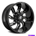 ホイール 4本セット 燃料D747ロックダウン1PCホイール22x10(-18、6x135、87.1)4のブラックリムセット Fuel D747 LOCKDOWN 1PC Wheels 22x10 (-18, 6x135, 87.1) Black Rims Set of 4(2)