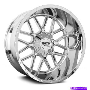 ホイール　4本セット Moto Metal Mo986包囲ホイール20x9（0、5x139.7、78.1）4のクロムリムセット Moto Metal MO986 SIEGE Wheels 20x9 (0, 5x139.7, 78.1) Chrome Rims Set of 4