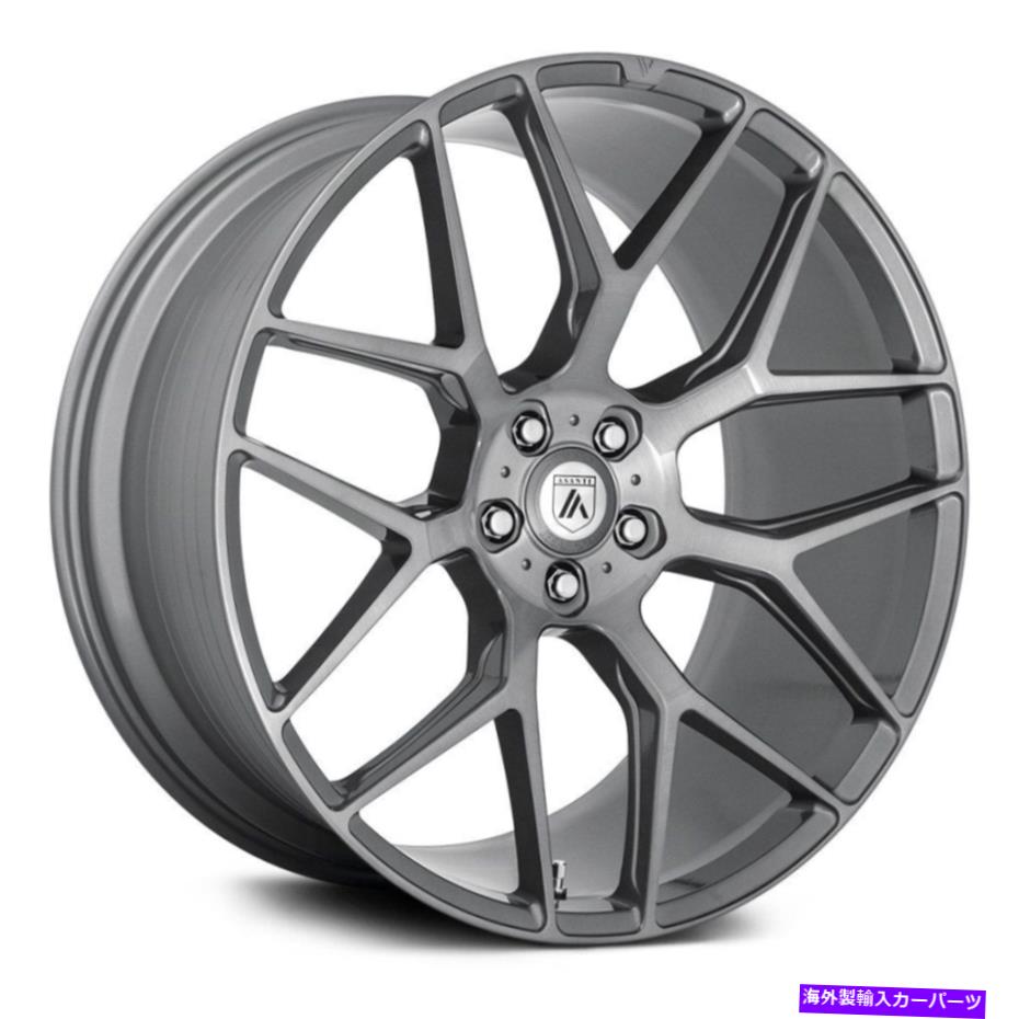 ホイール　4本セット Asanti ABL-27 Dynasty Wheels 22x9（32、5x112、72.56）4のチタンリムセット Asanti ABL-27 DYNASTY Wheels 22x9 (32, 5x112, 72.56) Titanium Rims Set of 4