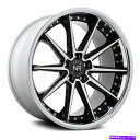 ホイール 4本セット ノワールエリートNR110ホイール20x10(40、5x114.3、73.1)4のブラックリムセット Noir Elite NR110 Wheels 20x10 (40, 5x114.3, 73.1) Black Rims Set of 4