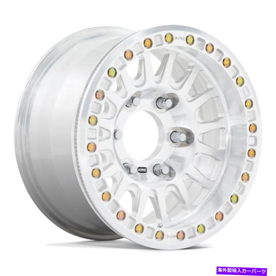 ホイール　4本セット KMC KM445インパクトビードロックホイール17x9（-12、6x165.1、108）4の機械加工リムセット KMC KM445 IMPACT BEADLOCK Wheels 17x9 (-12, 6x165.1, 108) Machined Rims Set of 4(2)