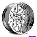 ホイール 4本セット ギアアロイ761C比22x10(-19、8x165.1、125.2)4のクロムリムセット Gear Alloy 761C RATIO Wh...