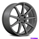 ホイール 4本セット ステータスマンモスホイール24x10(20、5x112、66.56)4 of 4の無煙炭リムセット Status MAMMOTH Whee...