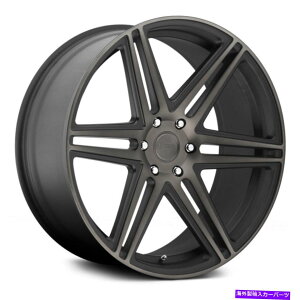 ホイール　4本セット Dub S123 Skillzホイール24x10（30、6x139.7、78.1）4のブラックリムセット Dub S123 SKILLZ Wheels 24x10 (30, 6x139.7, 78.1) Black Rims Set of 4