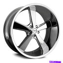 ホイール 4本セット American Racing VN701 Nova Wheels 22x11(18、5x127、78.1)Chrome Rimsセット4...