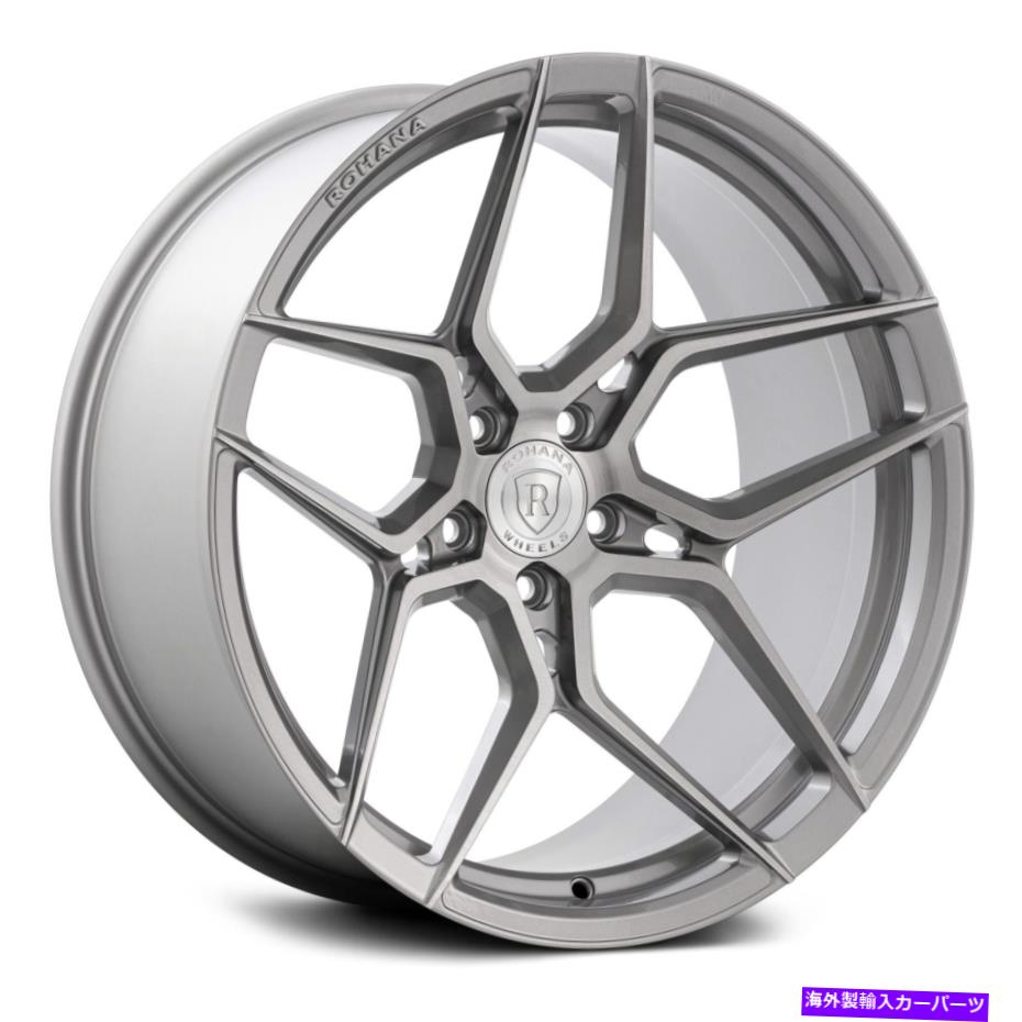 ホイール　4本セット Rohana RFX11ホイール20x11（50、5x130、71.5）チタンリムセット4 Rohana RFX11 Wheels 20x11 (50, 5x130, 71.5) Titanium Rims Set of 4