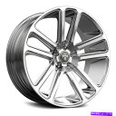 ホイール 4本セット ダブS254フレックスホイール24x10(30、6x139.7、78.1)4のクロムリムセット Dub S254 FLEX Wheels 24x10 (30, 6x139.7, 78.1) Chrome Rims Set of 4(2)