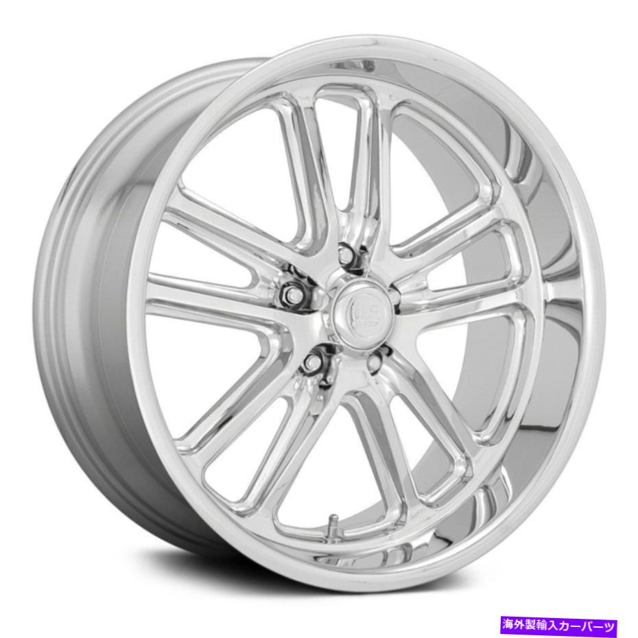 ホイール　4本セット U.S. Mags U131 Bullet 1PCホイール24x9（1、5x127、78.1）Chrome Rimsセット4 U.S. Mags U131 BULLET 1PC Wheels 24x9 (1, 5x127, 78.1) Chrome Rims Set of 4 1