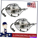 Wheel Hub Bearing 08-12ダッジグランドキャラバンクライスラータウン&カントリーの2倍の前輪ハブベアリング 2x Front Wheel H...