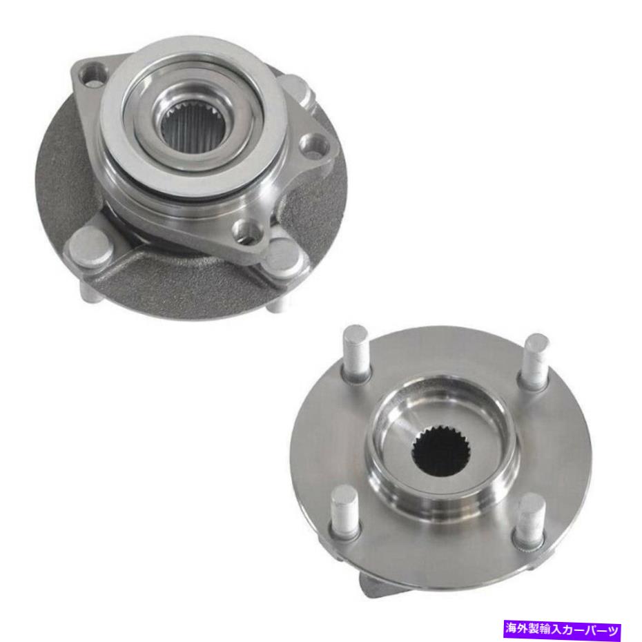 Wheel Hub Bearing FWDեȥۥ٥󥰤ȥϥ֥֥ڥ2009-2014塼4饰H4 FWD Front Wheel Bearing and Hub Assembly Pair For 2009-2014 Nissan Cube 4 Lug H4