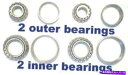 Wheel Hub Bearing 4フロントホイールベアリングフォードカー1949 1950 1951 1952 1953-54-古いもの!!! 4 Fron...