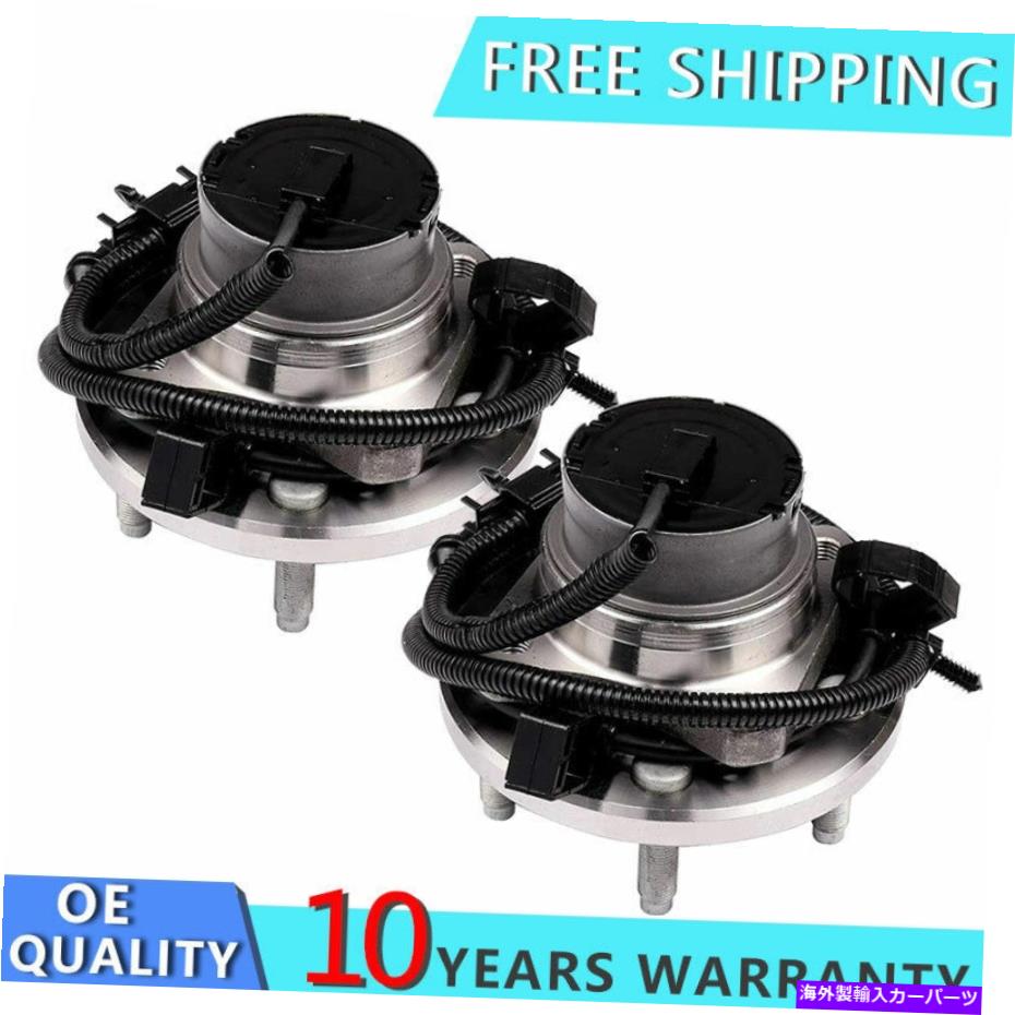 Wheel Hub Bearing フォードクロウビクトリアリンカーンタウンカー用のペアフロントホイールベアリングとハブアセンブリ Pair Front Wheel Bearing & Hub Assembly For Ford Crow Victoria Lincoln Town Car