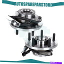 Wheel Hub Bearing 2つの前輪ハブベアリングのペアセットグランドキャラバンタウン&カントリーw/absに適合する Pair Set Of 2 F...