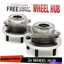 Wheel Hub Bearing (2)クライスラーセブリングダッジアベンジャーのフロントホイールベアリングハブアセンブリ(ABSなし) (2) Front Wheel Bearing Hub Assembly For Chrysler Sebring Dodge Avenger (NO ABS)