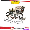 Water Pump タイミングベルトキットウォーターポンプバルブカバーテンショナーフィットアウディオールロードA6 S4 2.7L Timing Belt K...