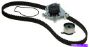 Water Pump ゲートTCKWP142エンジンタイミングベルトキット88-91ホンダプレリュード用ウォーターポンプ付き Gates TCKWP142 En...