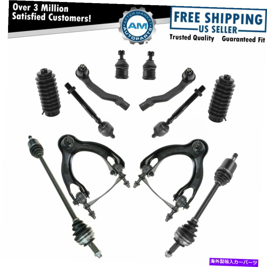 Steering Shaft 12ԡƥ󥰡ڥ󥷥󥭥åCVּȥ륢ܡ른祤ȥå 12 Piece Steering &Suspension Kit CV Axles Control Arms Ball Joints Tie Rods