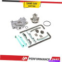 Water Pump タイミングチェーンキットギアなしウォーターオイルポンプフィット03-04フォードリンカーンE-150 4.6 Timing Chain Kit NO Gears Water Oil Pump Fit 03-04 Ford Lincoln E-150 4.6