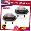Wheel Hub Bearing 2008年から2012年のグランドキャラバンタウン&カントリー512360のペア2リアホイールベアリングハブ Pair 2 ...